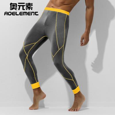 China Men's Breathable Autumn Pants Inner Threading Trend Pure Slim PANTSYOUTH Wadding Pants Bottoming Warm Underwear Autumn And Winter Pants for sale