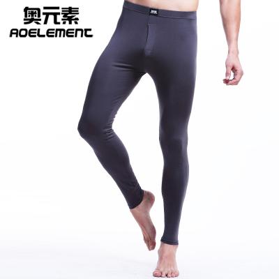 China Custom Hot Selling Thermal Panties Gaiters Youth Boy Slim Sexy Fashion Trend Fit Slim Men Pants Solid Color Hot For Men Long John Pants for sale