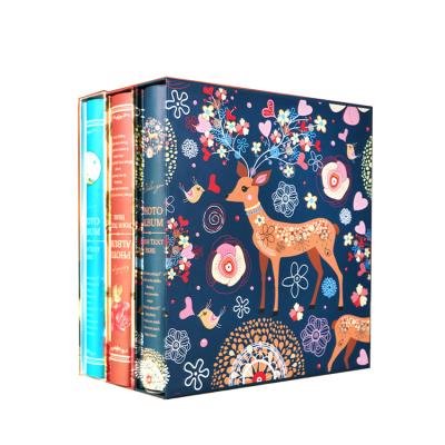 China Memorial Fabric Family Lover Deer Photo Album 620 Sheets/Blend 5/6/7 Inch for sale