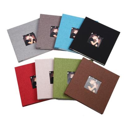 China Amazon Hot Selling Linen Fabric Multicolor Photo Album for sale