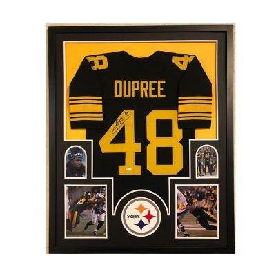 China Environmentally Friendly FRAMED PITTSBURGH STEELERS BUD DUPREE DEDICATED SIGNED T.A.O. JSA JERSEY COA for sale