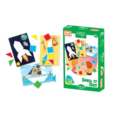 China 2022 Montessori Puzzle Tangram Game Sound Toys Children Education 23.5*15.5*5.2cm for sale