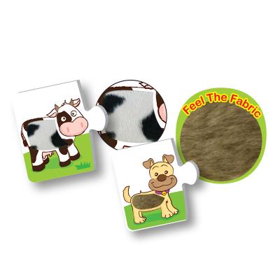 China 2022 Cognitive Jigsaw Puzzle Kids Learning Farm Animals Words And Matching Games Other Educational Toys For Children for sale