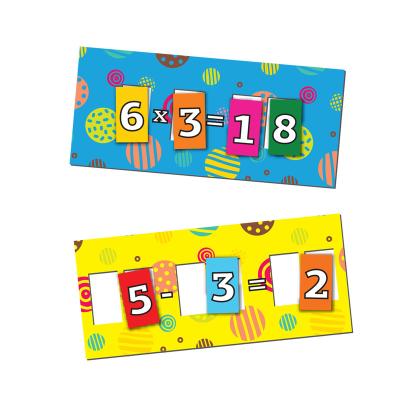 China 2022 for kids learnning math operation games in picturen cartoon montessori educational toys 23.5*15.5*5.2cm for sale