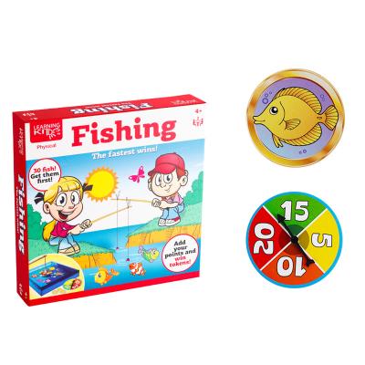 China The Other Kid Fishing Board Game Other Kids Fishing Toys Product Kid Games With Rod And Timer Colorful Cartoon Physical Board Games for sale