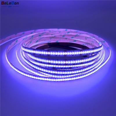 China Hotel DC 12V 24V 10mm Width 630chips 640chips 840chips 15W/m Red Green Blue Flash Color RGB Dotless COB Led Strip Light COB for sale