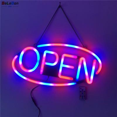 China AC100-240V Easy Installation Hot Sale Mount LED Signage Bar Beer Store Club Club Restaurant Led Open Neon Sign Custom Display Board for sale