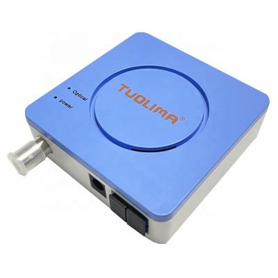 China CATV FTTH Fiber Optic Receiver Node With CATV 1 RF Output With WDM Fiber Optic Equipment Receiver Node for sale