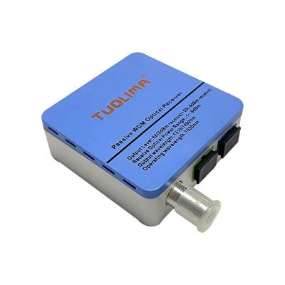 China HFCs& CATV& FTTX FTTH Mini Passive Fiber Optic Node With WDM Optical Node Mini WDM Optical Receiver With Filter for sale