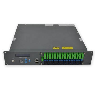 China FTTX HFC CATV EDFA 16 1550 EDFA Left Optic Fiber Optic Amplifier for sale