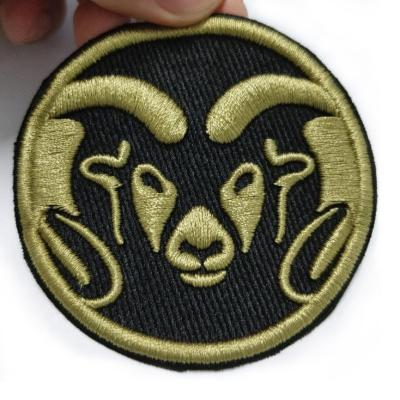 China 3D Custom Embroidery Iron On Patches Apparel Wholesale Patch for sale