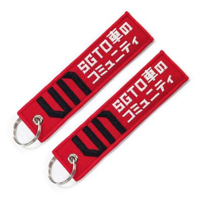 China Key Holding Custom Embroidered Key Chain Key Chain Key Indicator for sale