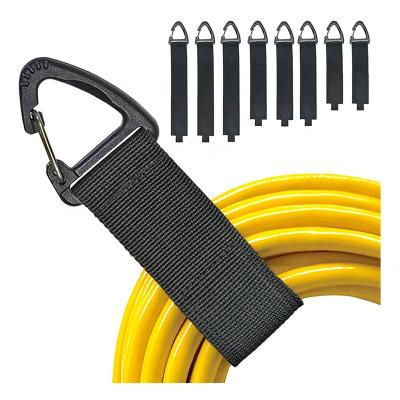 China Self Adhesive Velcroes Hook And Loop Storage Straps Heavy Duty Hanging Straps With Triangle Loop for sale