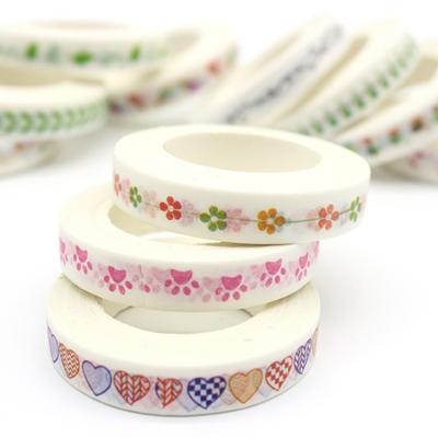 China Waterproof Personal Design Self Color Decoration Washi Masking Tape Adhesive Paper Tape Manufacturer Custom Printed for sale