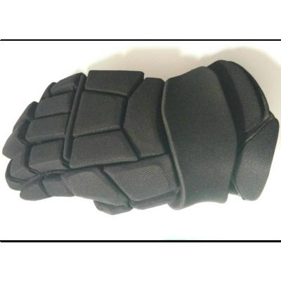 China Polyester OEM goalie player ice hockey glove use good quality foam and durable nylon woven fabric for sale