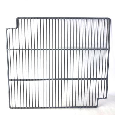 China Commercial Wholesale Fridge Freezer Wire Shelf White Plastic Coated Rack for sale