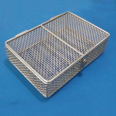 China Sustainable Wire Mesh Storage Basket Stainless Steel Wire Bins for sale