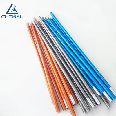 China T6 Tent UV-Resistant Outdoor Camping Flexible Aluminum Tent Pole 7001 Pole For Sale for sale