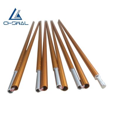 China High precision high strength flexible aluminum tent pole, folding tent pole for sale