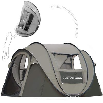 China Wholesale Custom Extended Type 3 Seconds, Waterproof Glamping 4 Person Instant Automatic Pop Up Outdoor Camping Tents To Increase Travel for sale