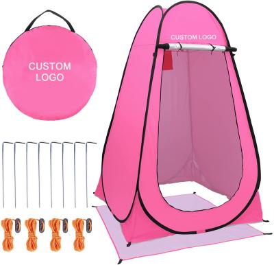 China Best Selling Pop Straight Tying Type, Privacy Beach Changing Room Stand Portable Toilet Shower Camping Tent with Carry Bag for Outdoor Indoor for sale