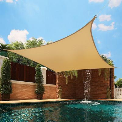 China Garden Shading Large Portable Folding 50% , 70% 90% Spandex 12' X12 12' X20 16X16 19' X 19' Parabolic Sun Shade Sail Outdoor For Patio for sale