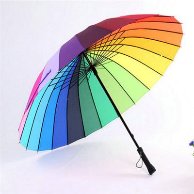 China Custom Design 8K Daily Life Color Changing Ladies Men Women Outdoor Walking Stick Umbrellas for sale