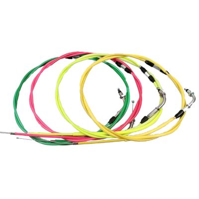 China Colorful Steel Wire Automobile Throttle Cable Factory Direct Sales Top-class Top-class Art for sale