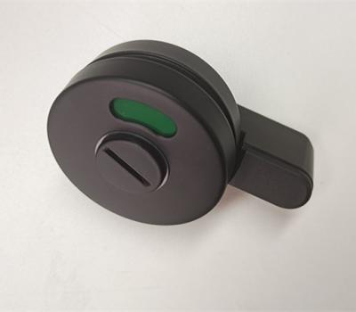 China Modern Hot Selling Black Finish 304 Stainless Steel Toilet Compartment Partition Indicator Lock for sale