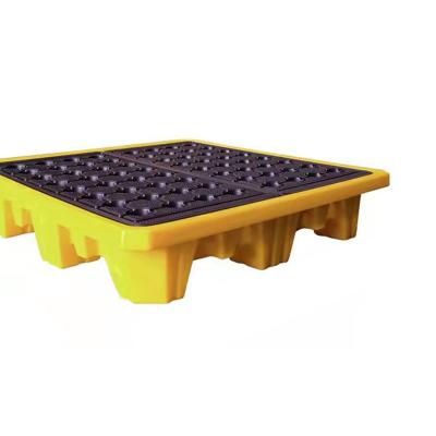 China Hot Selling Cheap Plastic Pallet Industrial Pallets Single Faced Medium Plastic Pallets for sale