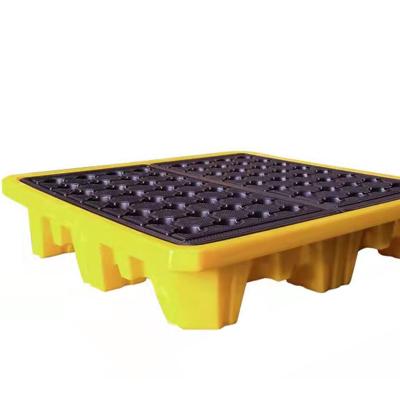 China New Design Durm Plastic Pallets Plastic Pallet Warehouse Single Faced Plastic Industrial Pallets for sale