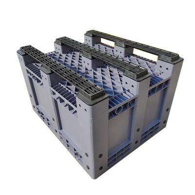 China Solid Foldable Plastic Pallet Crate PP Portable Folding Box Cartons Case for sale