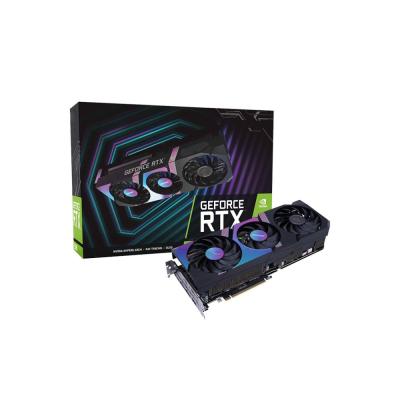 China Workstation igame geforce RTX 3080 ultra W OC 10g LHR 1710-1755mhz white video game computer graphics card for sale