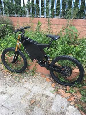 China Adult 5000w 72v Stealth Bomber Electric Bicycle With Max Speed 90 - 100km / H for sale