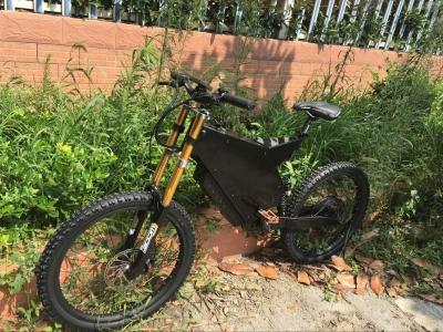 China Nicht- faltbares des Kämpfer-fetter Tarnkappenbomber-elektrisches Fahrrad-B52 3000w 72v für Bremsung zu verkaufen