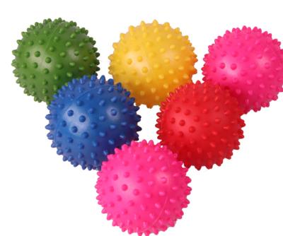 China 5 Inch Spike Sensory Knotty Balls Inflatable Toy, Bouncy Person Toys for Kids in Assorted Colors, Birthday Gifts for sale