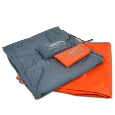 China Waterproof Beach Tarp Mat Ultralight Pocket Tent Footprints Picnic Floor Tarp Desert Fox Tent Floor Tarp With Bag For Camping Hiking Tarps for sale