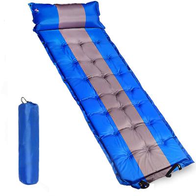 China PVC Desert Fox Self Inflating Sleep Mattress Light Weight Sleep Air Pad Waterproof Camping Mat With Air Pillow Mattress for sale