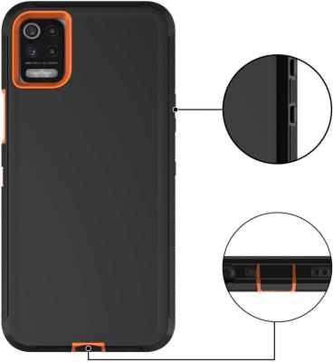 China Heavy Duty Anti-drop Phone Case Shockproof Defender Cover For LG K52 5G for sale