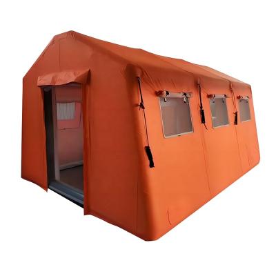 China Tube Type Tent Stake Herrwell Inflatable Rescue Tent For Climate Condition Emergency Shelters Hard Inflatable Rapid Deployment Temporary Shelter for sale