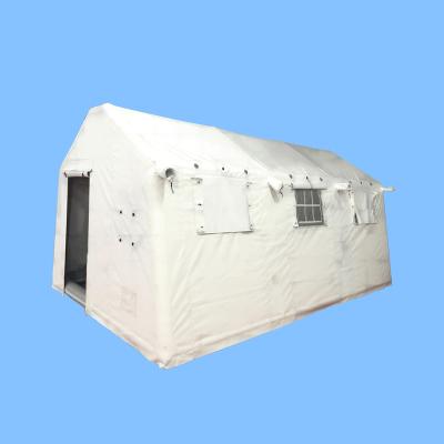 China Tube Type Tent Stake Herwell Disaster Relief Inflatable Shelter Tent Inflatable Rescue Hospital Medical Tent for sale