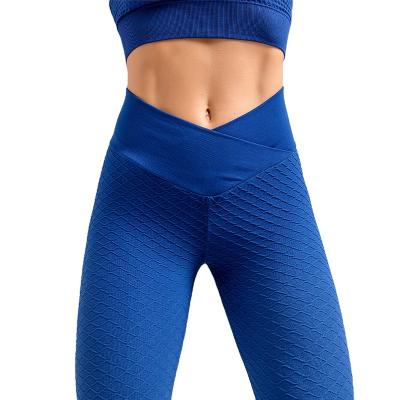 China Sport Lifting Logo Women Quantity High Quality Custom Made Seamless Yoga Pants Butt Workout Gym Fitness Breathable High Waist Running Trainer for sale