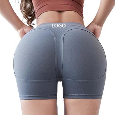 China Women Breathable Fitness Clothing Activewear Shorts Stretch Soft Gym Wear Gym Track Pants Summer V Waist Butt Hugging Noise Enhancing Pants for sale