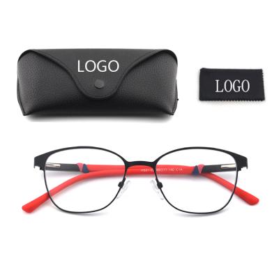 China Newest Vision 2022 Simple Designer Luxury Metal Round Shape Kids Spectacle Frames High End Prescription Glasses Frames for sale