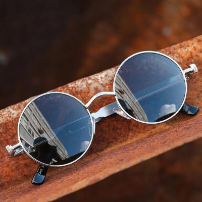 China DOISYER Fashion Punksteam Sunglasses 2020 Style Round Retro Polarized Sunglasses For Men And Women Shape To Logo Print Metal Adult Sunglasses Custom Made for sale