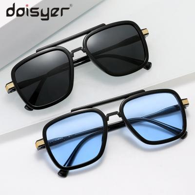 China DOISYER 2021 fashion sunglasses new arrivals unisex lenses adjust fashionable female black loose men's sunglasses for sale