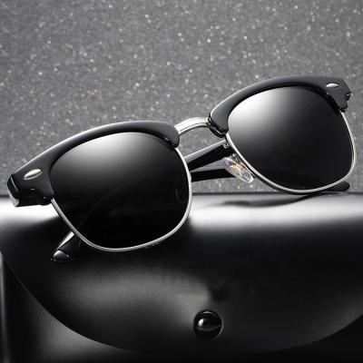 China DOISYER Fashion Classic Polarized Sunglasses Men Retro Sun Glasses Women Black High Quality Glass for sale