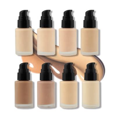 China Whitening Natual Cosmetics Private Label Nude Face Makeup Waterproof Liquid Foundation For Sale for sale