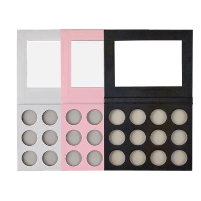 China Magnetic EYE With Mirror 12Color Diy Palette Create Your Own Brand Eyeshadow Blank Compact for sale