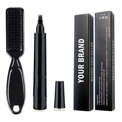 China Acne Treatment Cosmetics Wholesale Men's Hair Brush Male Beard Set Shave Beard Men's Facial Hair Shaping Tool Care for sale